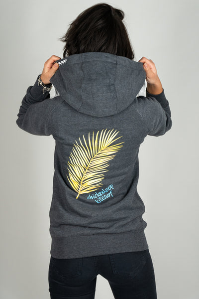 CLK Zipper Palmleaf anthrazit gelb - ladies